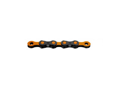 KMC DLC 12 Waxed Chain 118L 118L Black/Orange