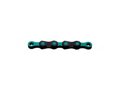 KMC DLC 12 Waxed Chain 118L 118L Black/Celeste