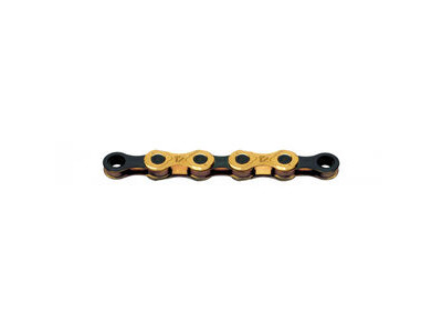 KMC X12-L Waxed Chain 126L - Shimano 12sp 126L Black/Gold