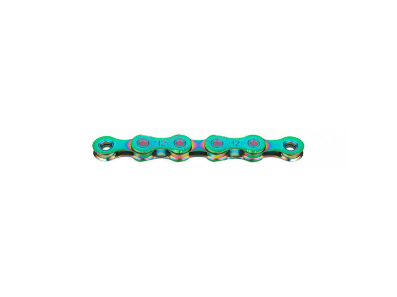 KMC X12-L Waxed Chain 126L - Shimano 12sp 126L Green click to zoom image
