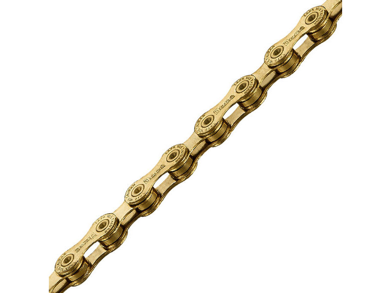 Taya DECA-101 116L 10 Speed Chain Ti-Gold click to zoom image