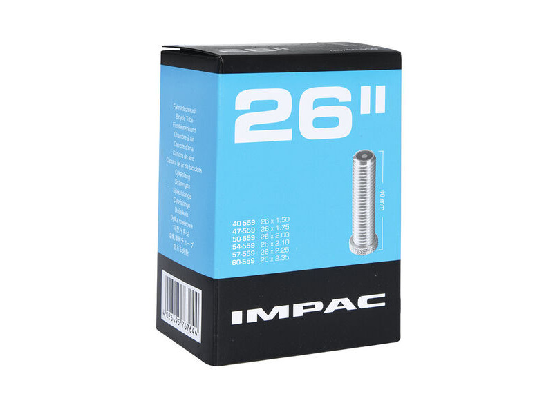 Schwalbe Impac Inner Tube 26 x 1.75 2.35 Schrader click to zoom image