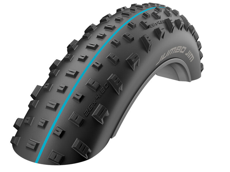 Schwalbe Addix Jumbo Jim SpeedGrip SnakeSkin TL-Easy 26 x 4.00" (Folding) (Evo) click to zoom image