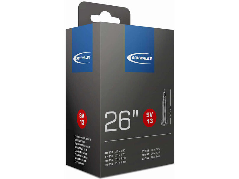 Schwalbe SV13 Inner Tube 26 x 1.50-2.50 click to zoom image