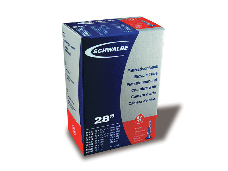 Schwalbe SV17 Inner Tube 700 x 28-45c click to zoom image