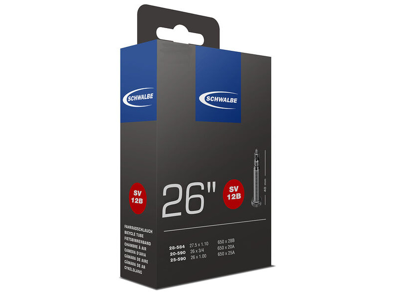 Schwalbe SV12B Inner Tube 26 x 0.90-1.10 click to zoom image
