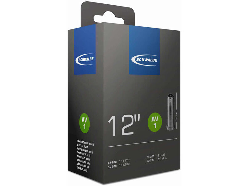 Schwalbe AV1 Inner Tube 12 x 1.75-2.10 click to zoom image