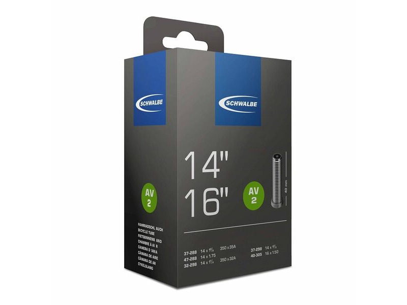 Schwalbe AV2 Inner Tube 14 x 1 3/8 click to zoom image