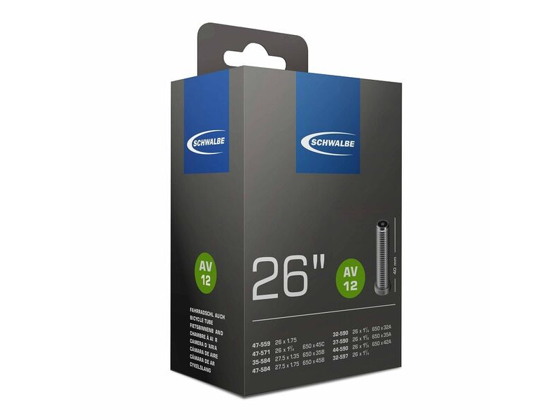 Schwalbe AV12 Inner Tube 26 x 1 3/8 click to zoom image