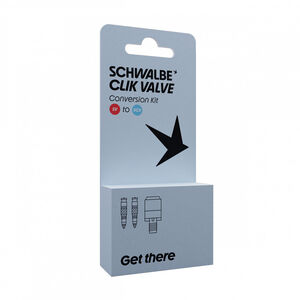 Schwalbe Clik Valve Conversion Kit PV-SCV Inc Pump Adapter click to zoom image