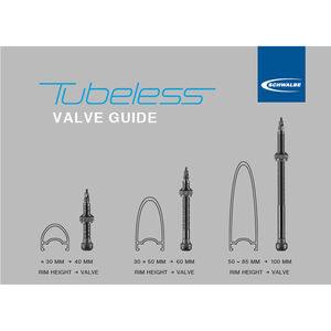 Schwalbe UTLV Tubeless Valve 2pk 60mm click to zoom image