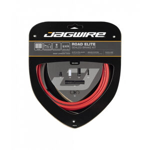 Jagwire Elite Sealed Road Brake Kit  Red  click to zoom image