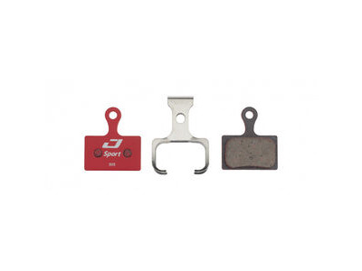 Jagwire Sport Semi-Metallic Disc Brake Pad - Shim Road & RideRever Sport Semi-Metallic click to zoom image