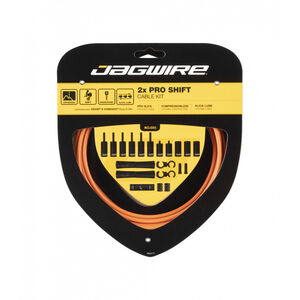 Jagwire Pro Shift Kit 2x  Orange  click to zoom image