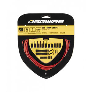 Jagwire Pro Shift Kit 2x  Red  click to zoom image