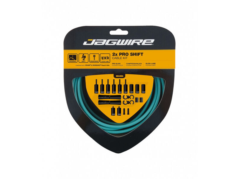 Jagwire Pro Shift Kit 2x Celeste click to zoom image