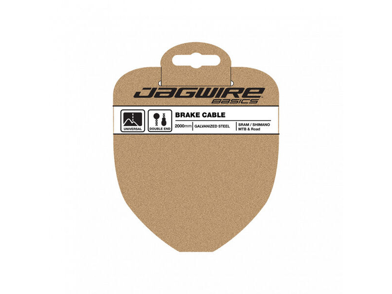 Jagwire Basic MTB & Road Brake Cable - Galv - Shim Shimano 2000mm click to zoom image