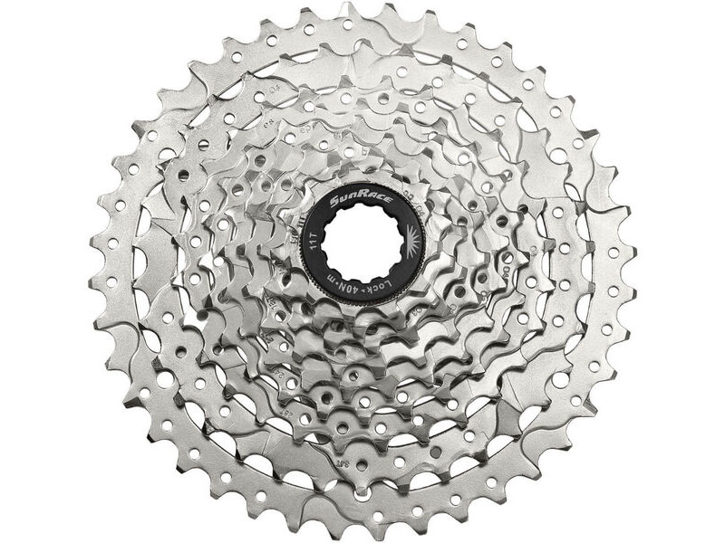 SunRace CSM980 - 9 Speed MTB Cassette 11-40T in Silver click to zoom image