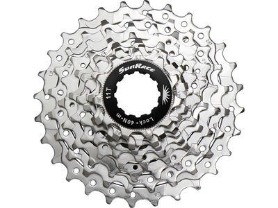 SunRace CSR91 9 Speed Road 12-25T Nickel Cassette