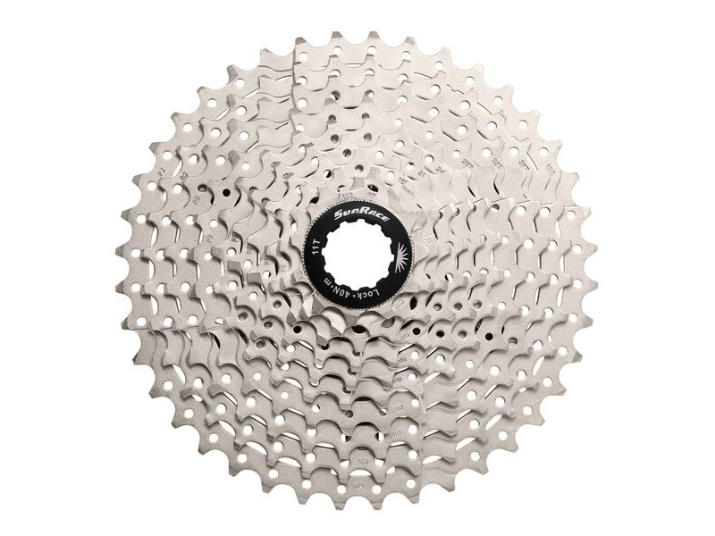 SunRace CSMS3 10 Speed MTB 11-40T Metallic Cassette click to zoom image