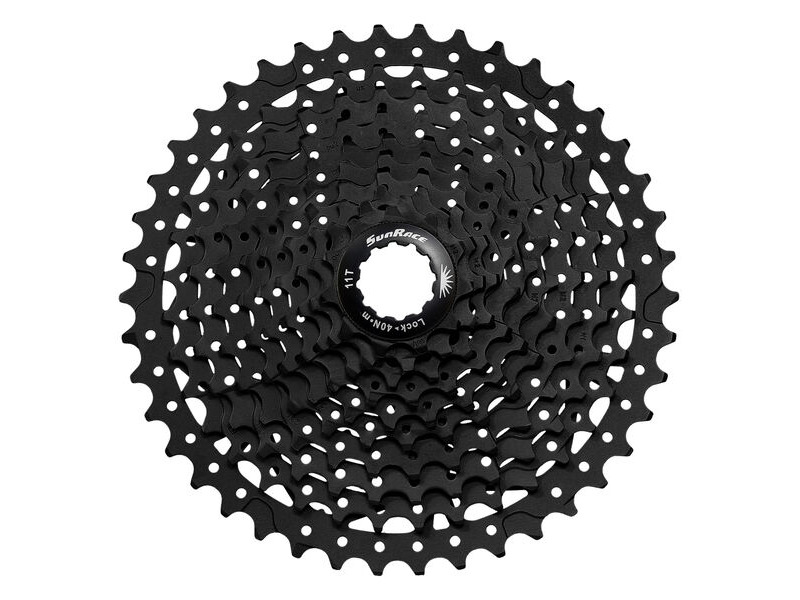 SunRace CSMS3 10 Speed MTB 11-42T Black Cassette click to zoom image