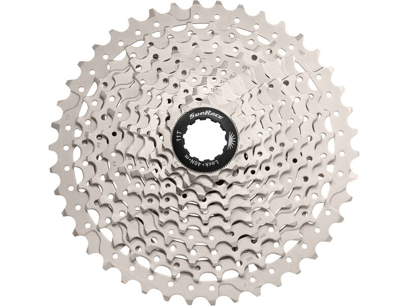 SunRace CSMS3 10 Speed MTB 11-42T Metallic Cassette click to zoom image