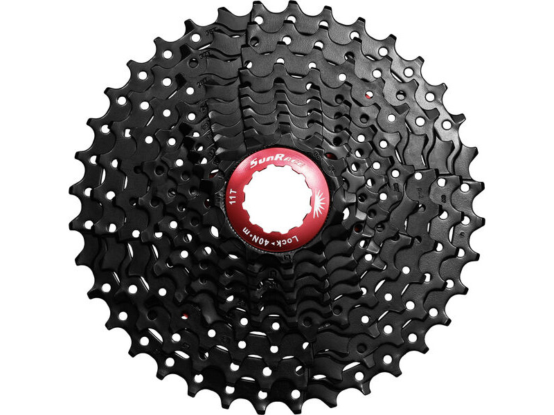 SunRace CSMX0 10 Speed MTB 11-36T Black Cassette click to zoom image