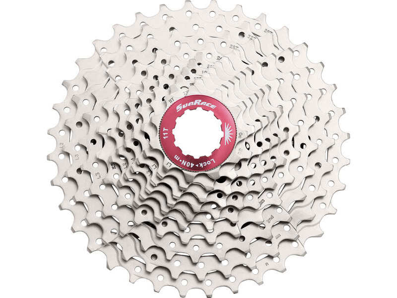 SunRace CSMX0 10 Speed MTB 11-36T Metallic Cassette click to zoom image