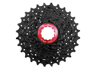 SunRace CSRX0 - 10-Speed Road Cassette 11-32T in Black