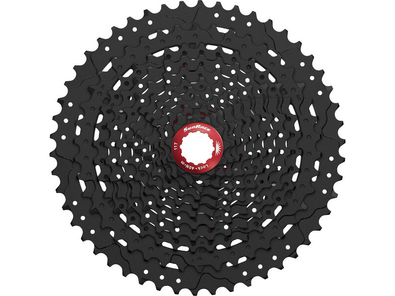 SunRace CSMX80 - 11 Speed MTB 11-51T Black Cassette click to zoom image
