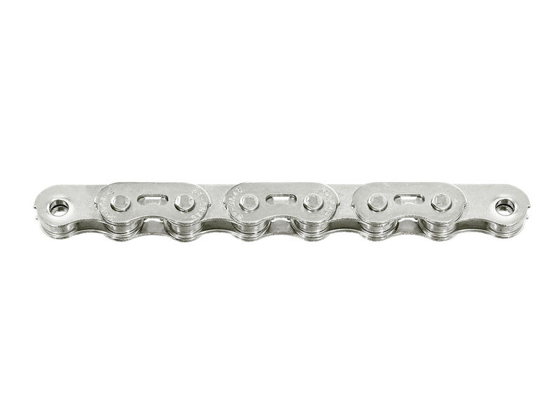 SunRace 1/2 x 1/8" BMX/Fixed 102L Chain in Silver (boxed) click to zoom image