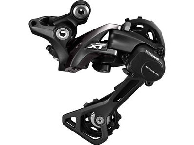 Shimano RD-M8000 XT 11-speed Shadow+ design rear derailleur, GS, black