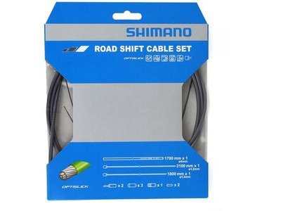 Shimano 105 5800 / Tiagra 4700 Road gear cable set, OPTISLICK coated inners  Grey  click to zoom image