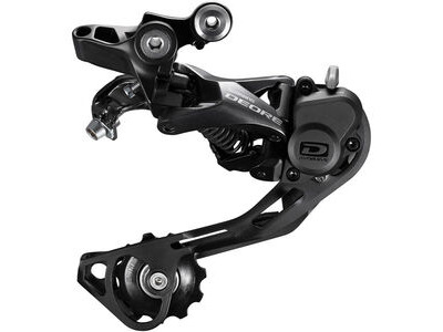 Shimano RD-M6000 Deore 10-speed Shadow+ design rear derailleur, SGS, black