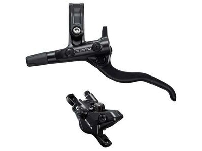 Shimano BR-MT410/BL-M4100 Deore bled brake lever/post mount 2 pot calliper  click to zoom image