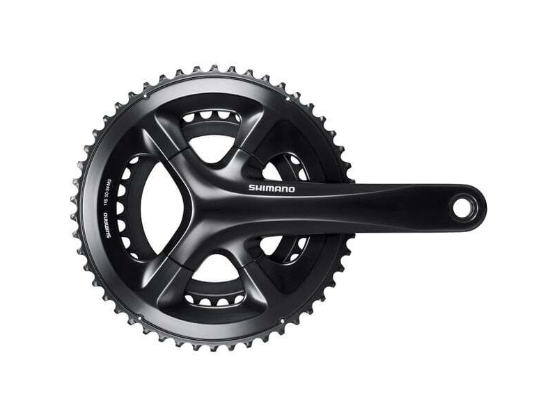 Shimano FC-RS510 double chainset, 50/34T, for 135/142 mm axle, 172.5 mm, black click to zoom image