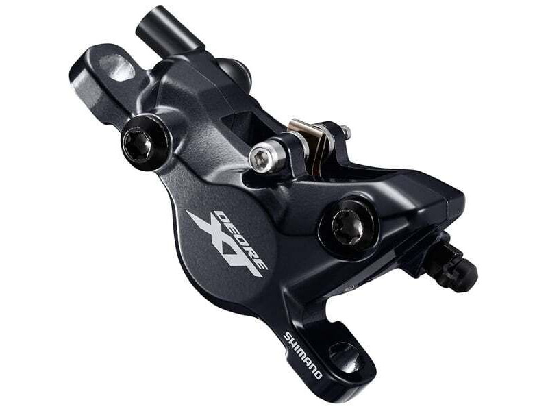 Shimano BR-M8100 XT 2-piston calliper, post mount, without adapters, front or rear click to zoom image