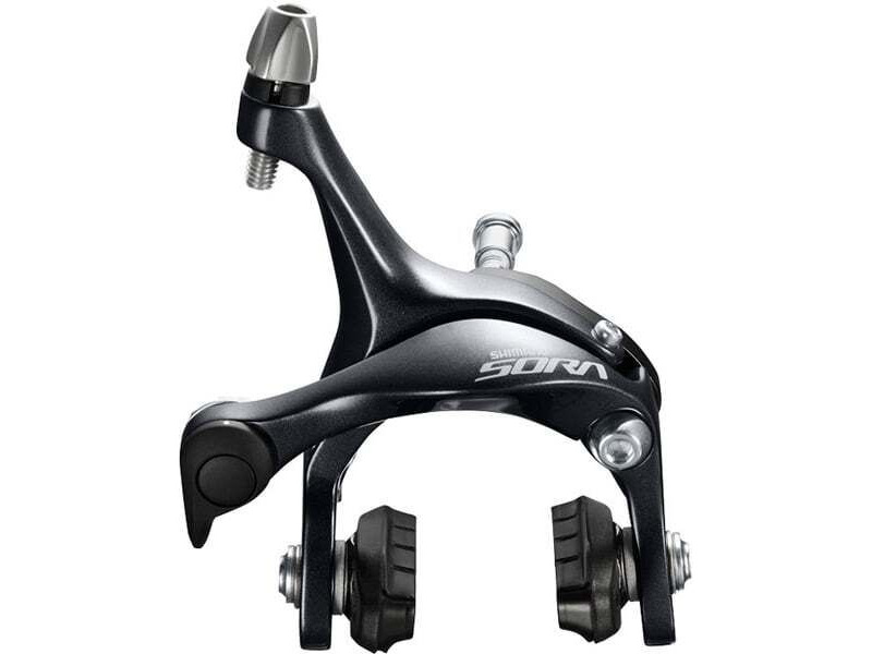 Shimano Sora R3000 brake callipers, front, black click to zoom image