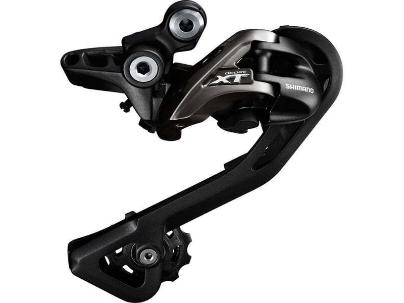 Shimano RD-T8000 XT trekking rear derailluer, SGS long cage, 10-speed click to zoom image