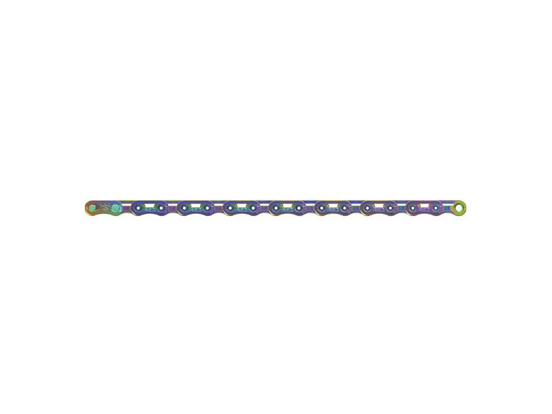 Sram Chain Red E1 Flattop W/Powerlock 12 Speed: Rainbow 126 Links click to zoom image