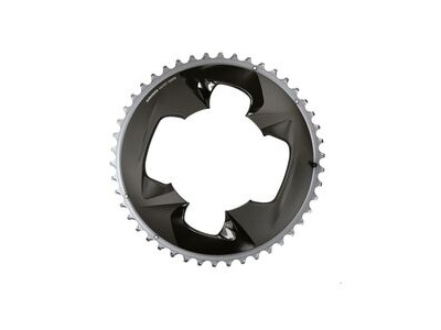 Sram Chain Ring Road 107bcd 2x12 Force With Cover Plate: Polar Grey
