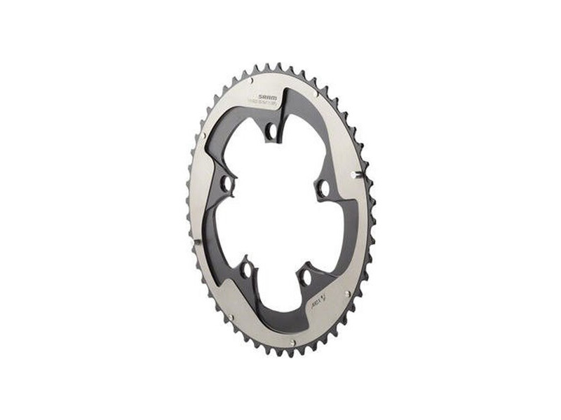 Sram Chain Ring Road Red22 X-glide R 50t Yaw 11 Speed S3 Hidden Bolt/Non-hidden Bolt 110 Alum 5mm Falcon Grey BB30 Or Gxp (50 34) Grey 11spd 50t click to zoom image