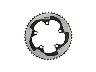 Sram Chain Ring Road Rival22 X-glide R 50t Yaw 11 Speed S3 Hiddenbolt/Non-hidden Bolt 110 Alum 5mm Silver BB30 Or Gxp (50-34) Black 11spd 50t