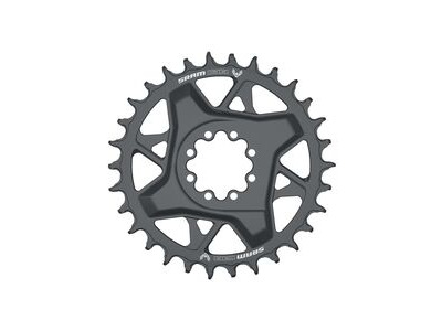 Sram Chain Ring T-type Direct Mount 3mm Offset Eagle (Including 8 Bolts) Dark Polar - Gx D1: Dark Polar Grey