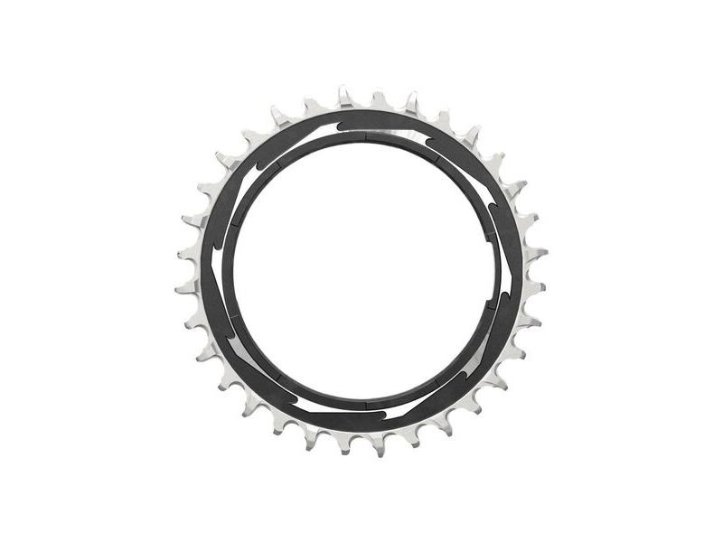 Sram Chain Ring T-type Powermeter Threaded 3mm Offset Eagle (Including Pin Thread Backup And Screw) Xxsl D1 Black/Silver click to zoom image