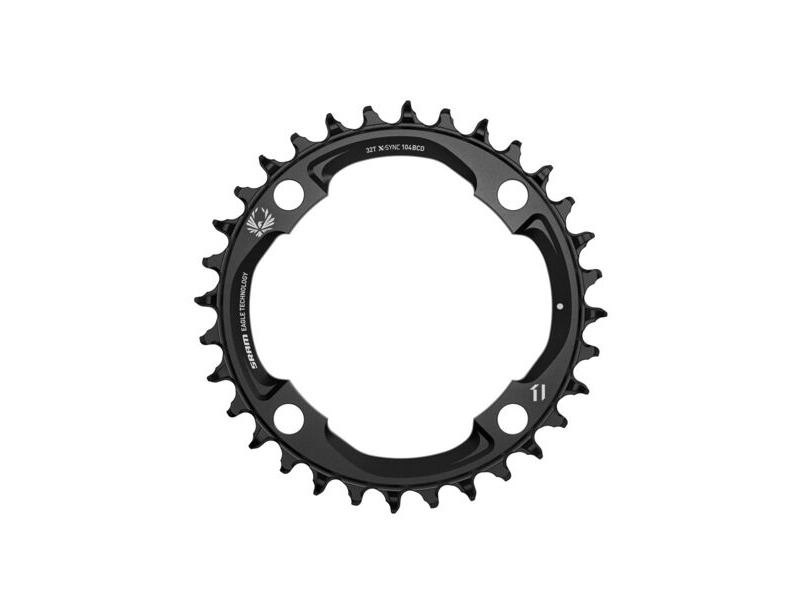 Sram Chain Ring X-sync 2 32t 104 Bcd Alum 12 Speed Black 12 Speed click to zoom image