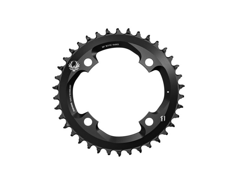 Sram Chain Ring X-sync 2 38t 104 Bcd Alum 12 Speed Black 12 Speed click to zoom image