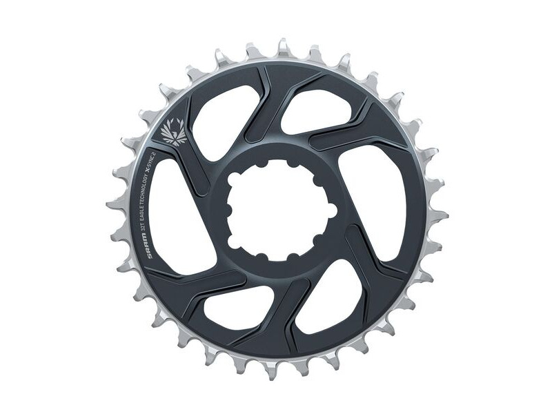 Sram Chain Ring X-sync 2 Direct Mount 6mm Offset Eagle Lunar/Polar Grey click to zoom image