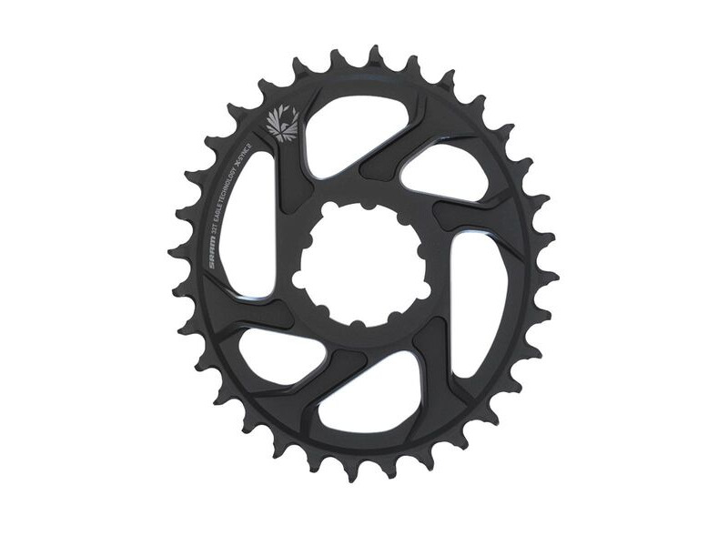 Sram Chain Ring X-sync 2 Oval 32t Direct Mount 6mm Offset Alum Eagle Black 32t click to zoom image