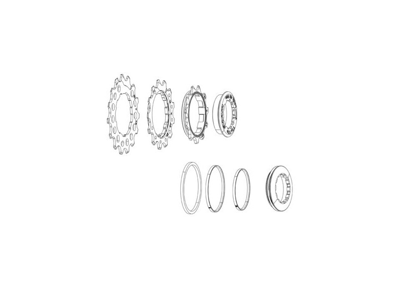Sram Cassette Lockring Xg1190 11spd Aluminium (11t) click to zoom image